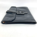 Hermes Clutch Jije PM Box Calf Navy — view 3