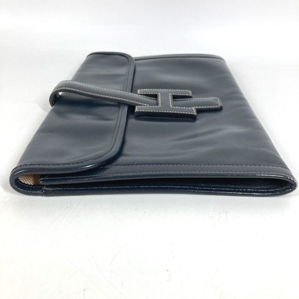 Hermes Clutch Jije PM Box Calf Navy — view 3