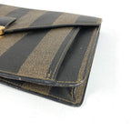 Fendi Clutch Pecan Leather Khaki — view 6