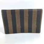 Fendi Clutch Pecan Leather Khaki — view 2