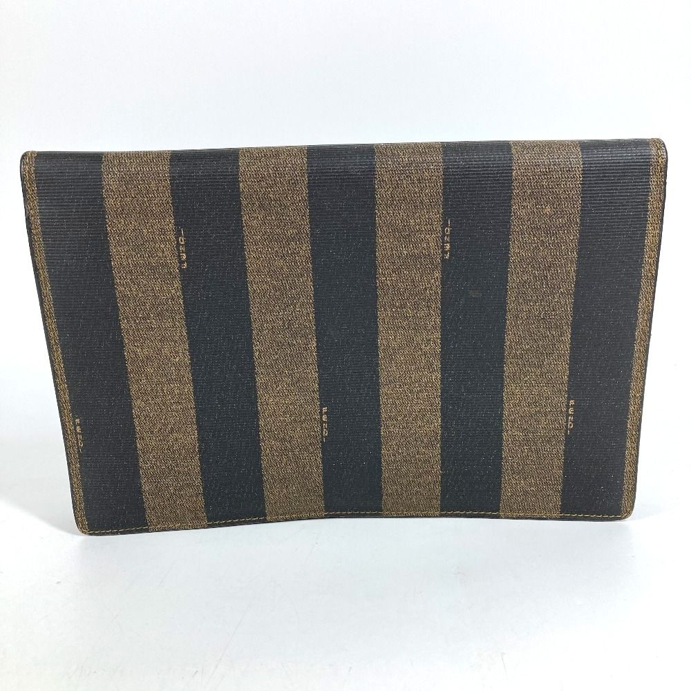 Fendi Clutch Pecan Leather Khaki — view 2