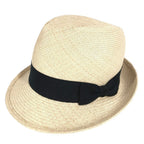 Chanel Hat CC Logo Straw Hat Ribbon Raffia Beige