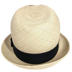 Chanel Hat CC Logo Straw Hat Ribbon Raffia Beige — view 3