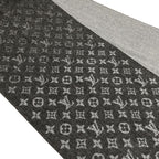 Louis Vuitton Scarf Echarpe Monogram Gradient Noir Wool Cashmere — view 3