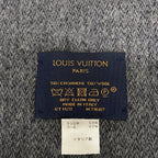 Louis Vuitton Scarf Echarpe Monogram Gradient Noir Wool Cashmere — view 2