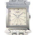 Hermes Watch Square Ivory Gyo dial SS