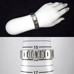 Fendi Watch Stella Rectangular White Dial Logo Bracelet SS — view 9
