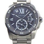 Cartier Watch Caliber Date Luminous Index Small Second Hand Rotating Bezel