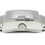 Gucci Watch Rectangle Sunray Silver Dial SS — view 2