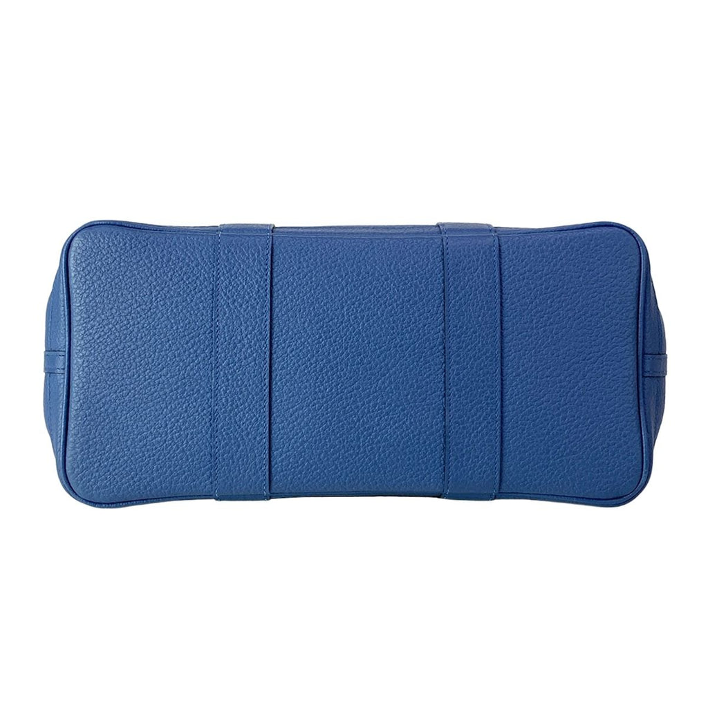 Hermes Tote Garden Party PM Blue Tonpet Silver — view 5