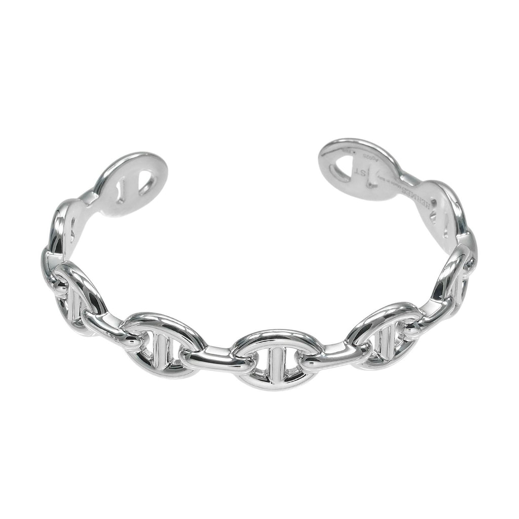 Hermes Chaine D'ancre ST 925 Sterling Silver Bracelet — view 9