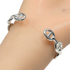 Hermes Chaine D'ancre ST 925 Sterling Silver Bracelet — view 3