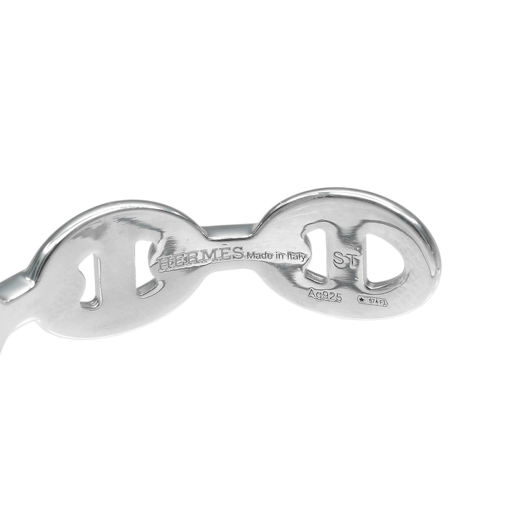 Hermes Chaine D'ancre ST 925 Sterling Silver Bracelet — view 6