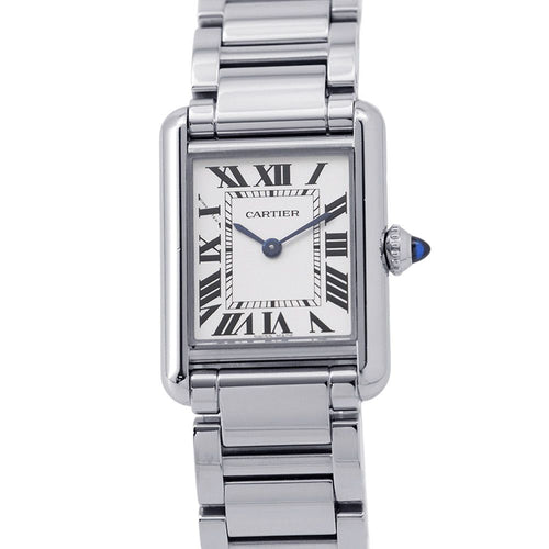 Cartier Tank Must SM Watch Silver Dial Quartz