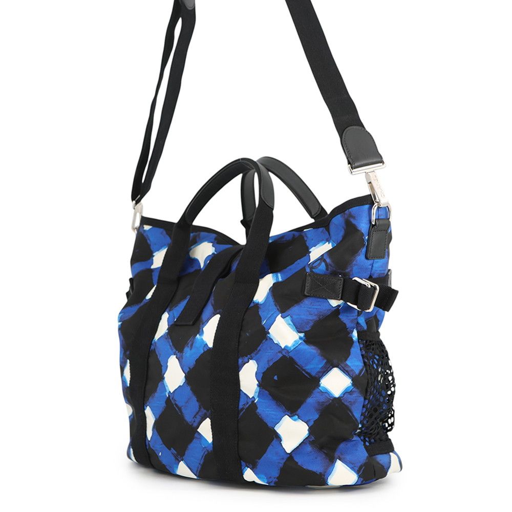 Chanel Shoulder Bag Air Line Nylon Cahnel 2-Way Tote Black — view 2