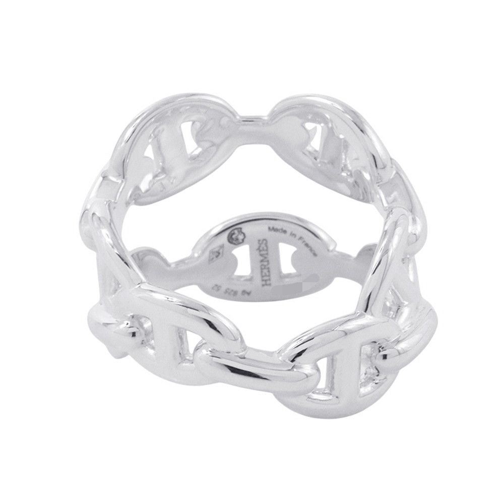 Hermes Ring Chaine D'ancre Double Row — view 3