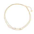 Dior Necklace Petit CD Double Rhinestone
