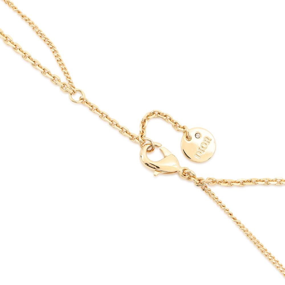 Dior Necklace Petit CD Double Rhinestone — view 5
