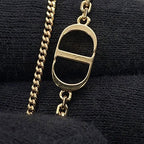 Dior Necklace Petit CD Double Rhinestone — view 6