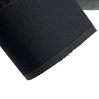 Chanel Boots CC Logo Ribbon Short Leather Patent 34c Shoes Ankle Black — view 5