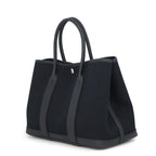 Hermes Tote Garden Party TPM Blue Indigo Silver Toile Ash Negonda — view 2