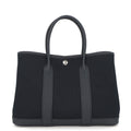 Hermes Tote Garden Party TPM Blue Indigo Silver Toile Ash Negonda
