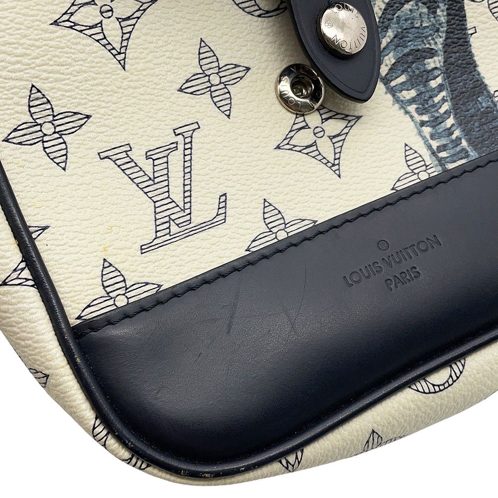 Louis Vuitton Shoulder Bag Messenger BB Monogram Savannah White — view 6
