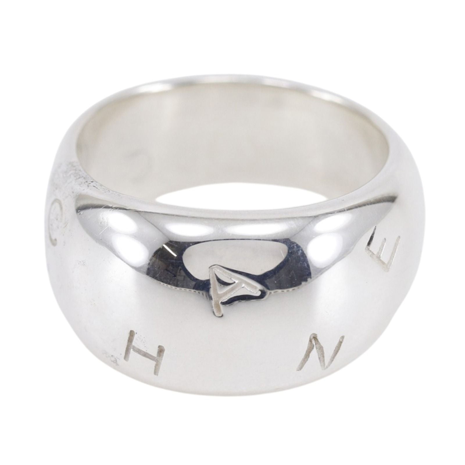 Chanel Vintage 925 Sterling Silver Ring