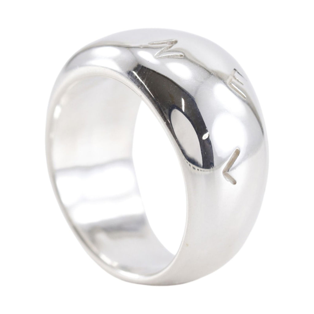 Chanel Vintage 925 Sterling Silver Ring — view 3