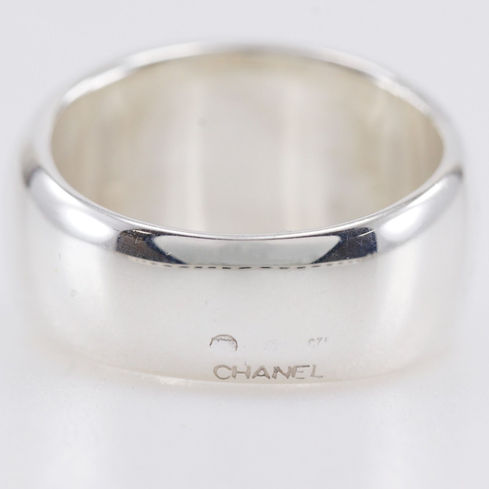 Chanel Vintage 925 Sterling Silver Ring — view 5