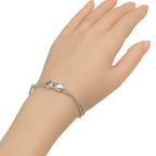 Tiffany & Co Star Double Rope Vintage 925 Sterling Silver Bracelet — view 2