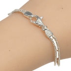 Tiffany & Co Star Double Rope Vintage 925 Sterling Silver Bracelet — view 3