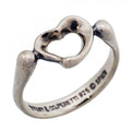 Tiffany & Co Ring Open Heart 925 Sterling Silver