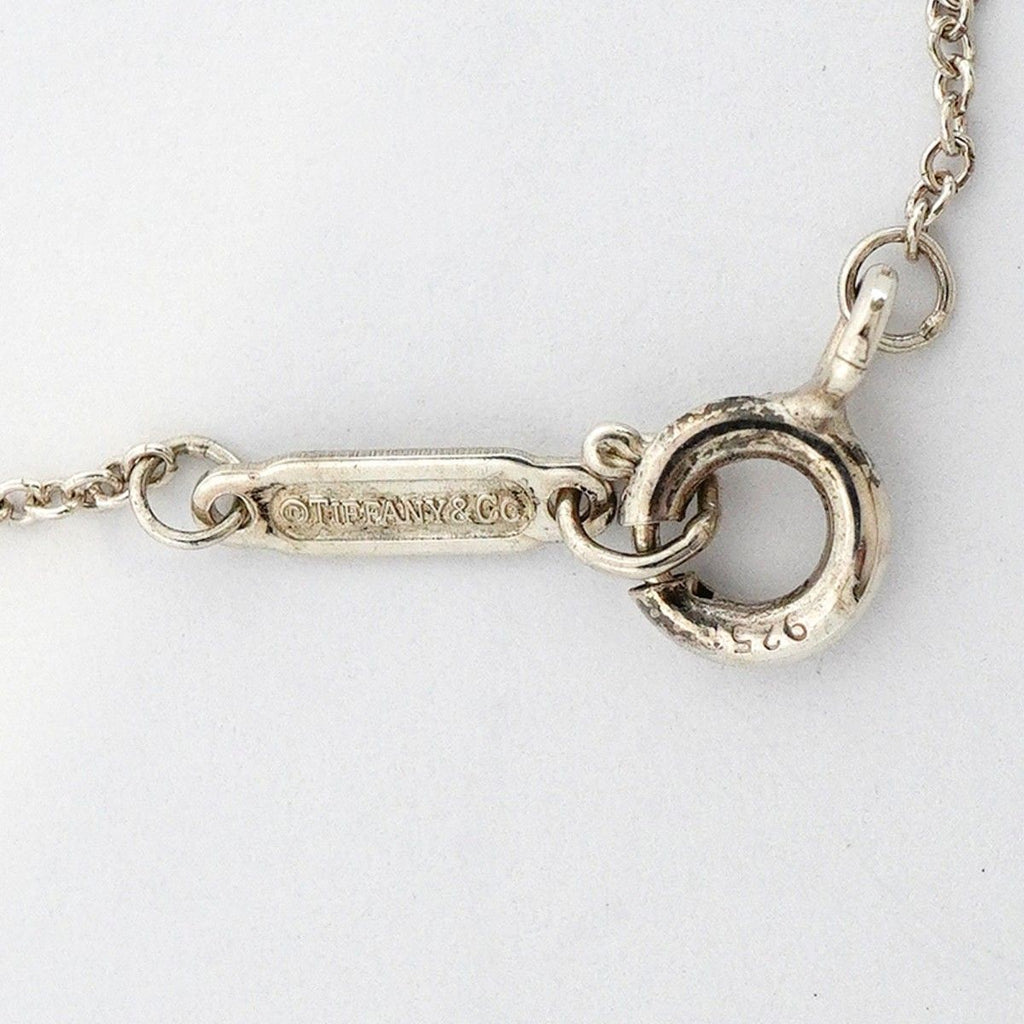 Tiffany & Co Necklace Double Return to Heart 925 Sterling Silver Pink — view 4