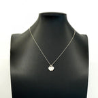 Tiffany & Co Necklace Double Return to Heart 925 Sterling Silver Pink — view 6