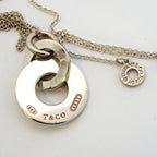 Tiffany & Co Necklace Interlocking Drop Round — view 5