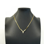 Dior Necklace Gold Plated Rhinestone — view 5