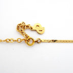 Dior Necklace Gold Plated Rhinestone — view 4