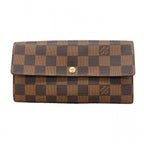 Louis Vuitton Wallet Damier Portefeuille Sarah Ebene