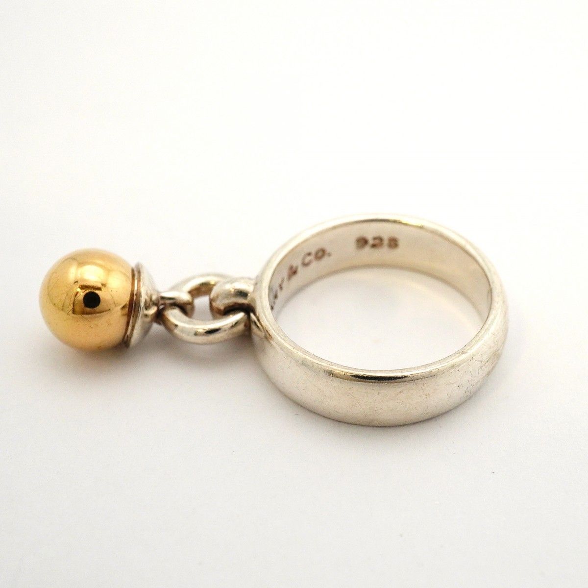 Tiffany & Co Ring Door Knock 18k Yellow Gold 925 Sterling Silver — view 8