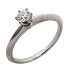 Tiffany & Co Ring Solitaire Platinum Diamond