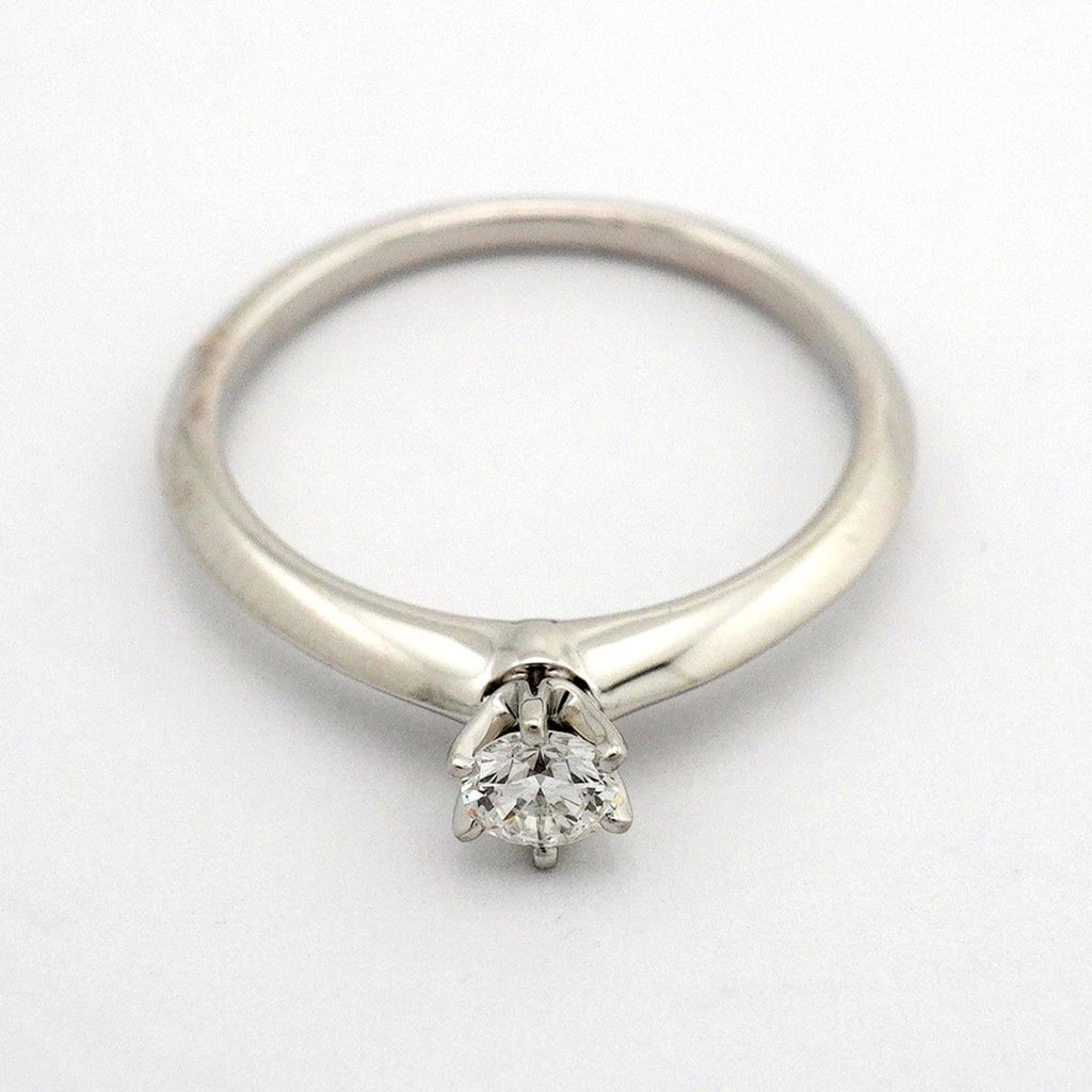 Tiffany & Co Ring Solitaire Platinum Diamond — view 3