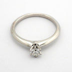 Tiffany & Co Ring Solitaire Platinum Diamond — view 3