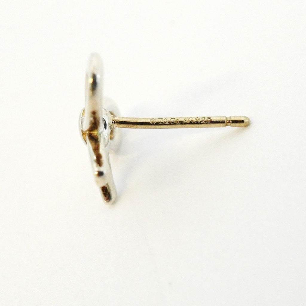 Tiffany & Co Earrings Bow Ribbon Silver — view 4