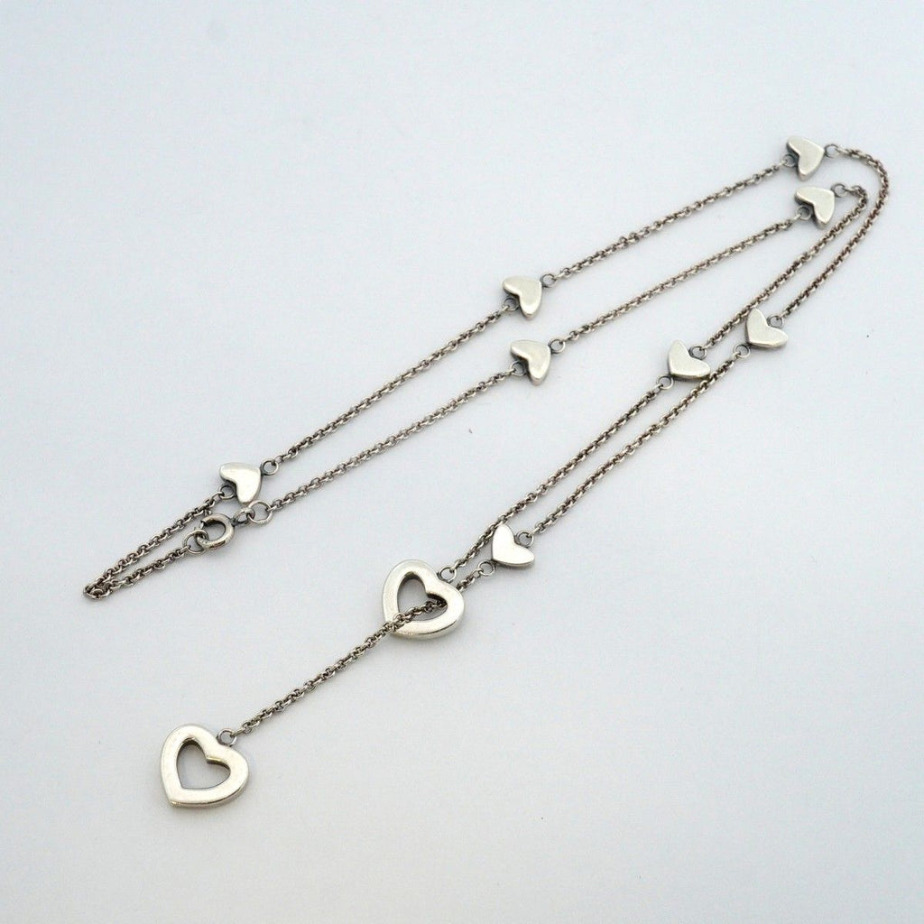 Tiffany & Co Necklace Heart Link Lariat Silver — view 3