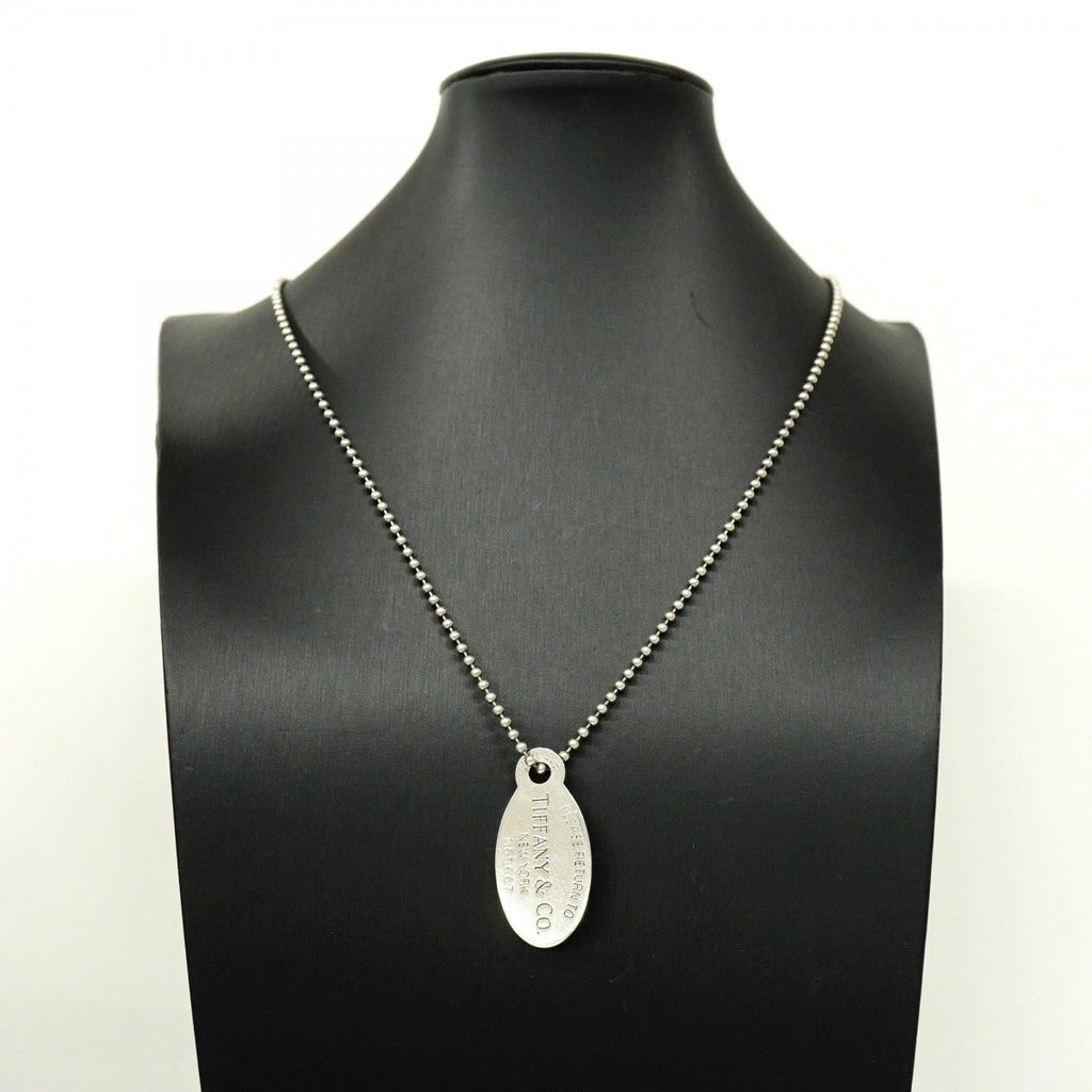 Tiffany & Co Necklace Return to Ball Chain Oval Silver — view 8