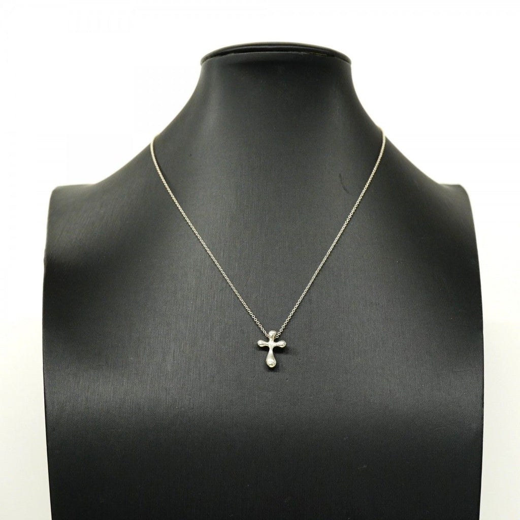 Tiffany & Co Necklace Small Cross Silver — view 6