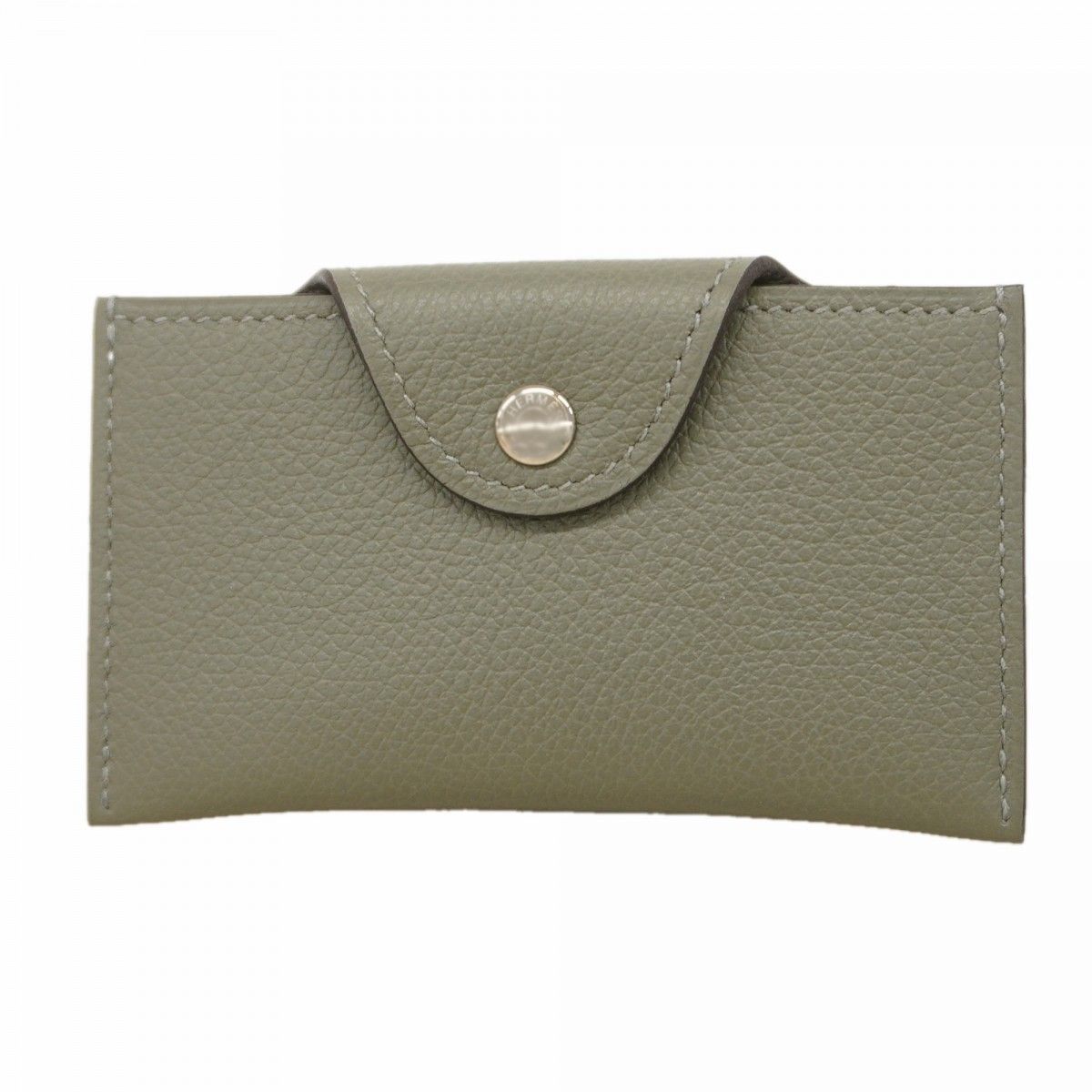 Hermes Card Case Illiade Color Grimeia Silver