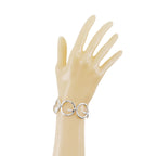 Gucci Logo Circle 925 Sterling Silver Bracelet — view 2