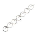 Gucci Logo Circle 925 Sterling Silver Bracelet — view 4